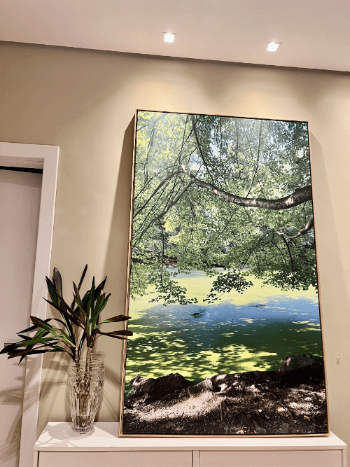 Quadro em ambiente real de cliente
