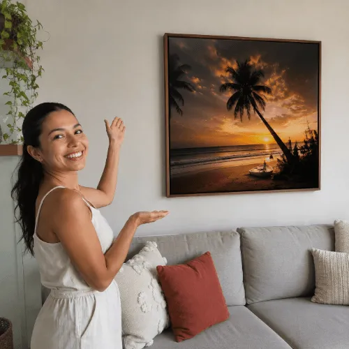 Quadro como presente