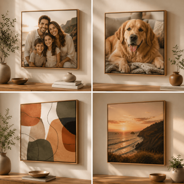 Mosaico de tipos de imagem