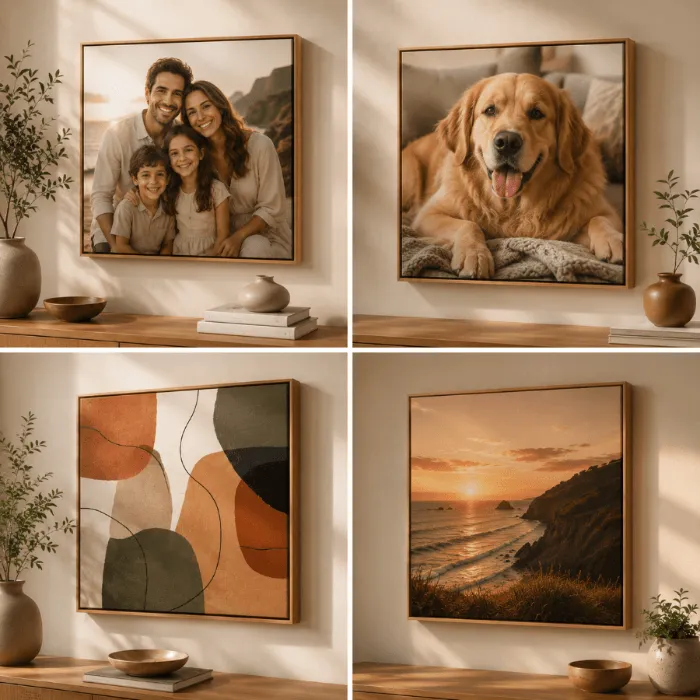 Mosaico de tipos de imagem